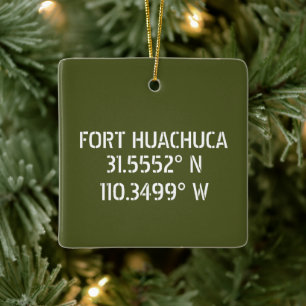 Fort Huachuca Latitude Longitude Personalisiert Keramikornament