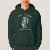 Fort Jackson Vintage White Hoodie (Vorderseite)