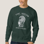 Fort Jackson Vintage White Sweatshirt (Vorderseite)