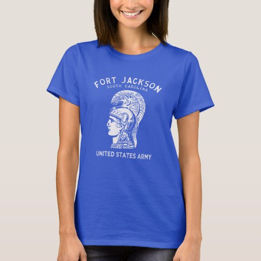 Fort Jackson Vintage White T-Shirt (Vorderseite)