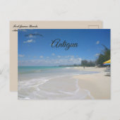 Fort James Beach Antigua and Barbuda Postkarte (Vorne/Hinten)