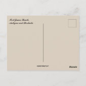 Fort James Beach Antigua and Barbuda Postkarte (Rückseite)