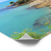 Fort James in Antigua Canvas Print Poster (Ecke)