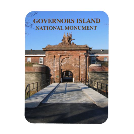 Fort Jay, Governors Island National Monument, NY Magnet (Vertikal)