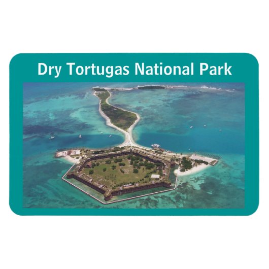 Fort Jefferson Dry Tortugas Nationalpark Magnet (Horizontal)