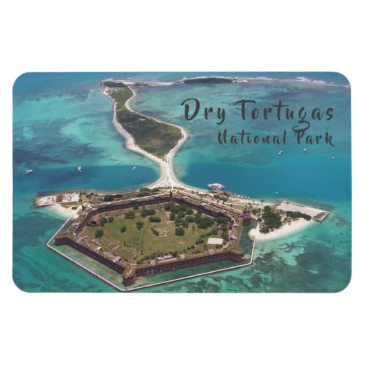 Fort Jefferson Dry Tortugas Nationalpark Magnet (Horizontal)