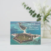 Fort Jefferson Dry Tortugas Postkarte (Stehend Vorderseite)