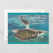 Fort Jefferson Dry Tortugas Postkarte (Vorne/Hinten)