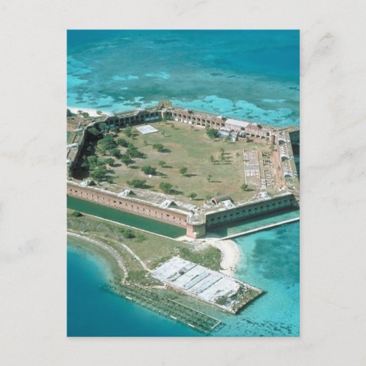 Fort Jefferson Nationalpark Postkarte (Vorderseite)