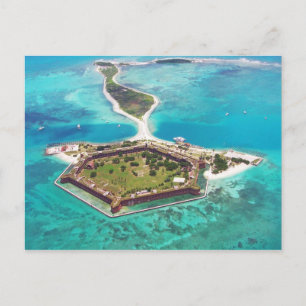 Fort Jefferson on Garden Key, Dry Tortugas NP Postkarte