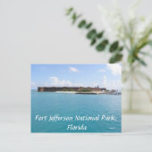 Fort Jefferson Postkarte (Stehend Vorderseite)