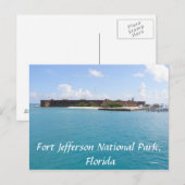 Fort Jefferson Postkarte (Vorne/Hinten)