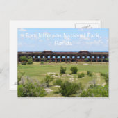 Fort Jefferson Postkarte (Vorne/Hinten)