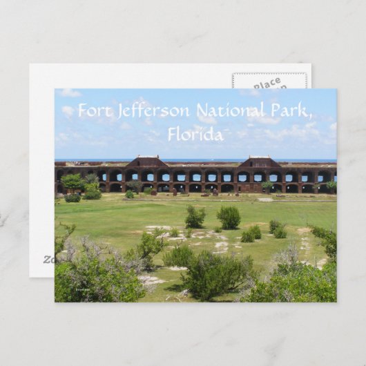 Fort Jefferson Postkarte (Vorne/Hinten)