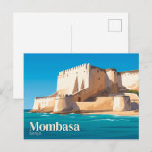 Fort Jesus Kenia Postkarte (Vorne/Hinten)