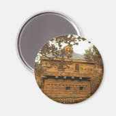 Fort Kent Blockhouse Magnet (Vorderseite/Rückseite)