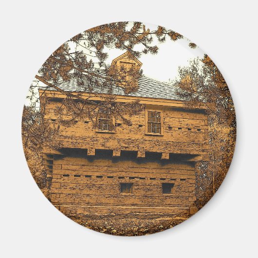 Fort Kent Blockhouse Magnet (Vorne)