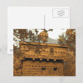 Fort Kent Blockhouse Postkarte (Vorne/Hinten)