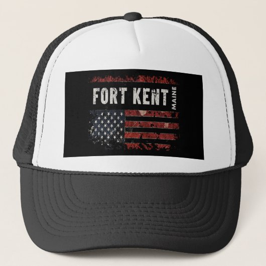 Fort Kent Maine Truckerkappe (Vorderseite)