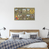 Fort Knox, Kentucky - Große Briefszenen Leinwanddruck (Insitu (Schlafzimmer))