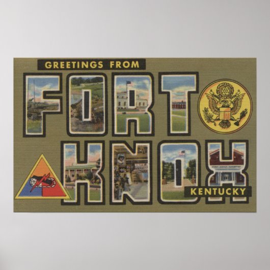 Fort Knox, Kentucky - Große Briefszenen Poster (Vorne)