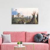 Fort Laramie, Sublette Fort, Fort William, Miller Leinwanddruck (Insitu (Wohnzimmer))