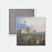 Fort Laramie, Sublette Fort, Fort William, Miller Magnet (Vorderseite/Rückseite)