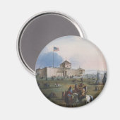 Fort Laramie, Sublette Fort, Fort William, Miller Magnet (Vorderseite/Rückseite)