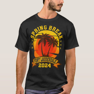 Fort Lauderdale 2024 Spring Break Family School T-Shirt