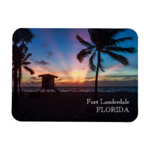 Fort Lauderdale 3" x 4" Flexibles Foto Magnet