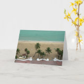 Fort Lauderdale Beach Aerial Karte (Gelbe Blume)