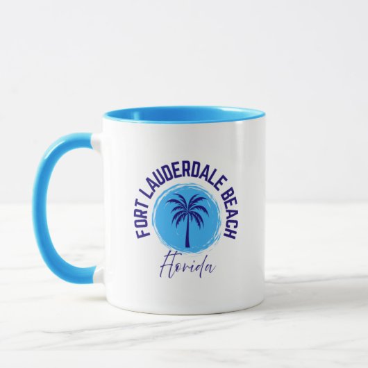 Fort Lauderdale Beach Florida Coffee Mug Tasse (Links)