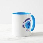 Fort Lauderdale Beach Florida Coffee Mug Tasse (VorderseiteRechts)