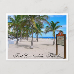 Fort Lauderdale Beach Florida Post Card Postkarte