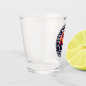 Fort Lauderdale Beach Florida Retro Sunset 60er Schnapsglas (Links)