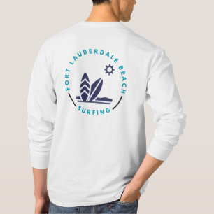 Fort Lauderdale Beach Florida Surfing T - Shirt