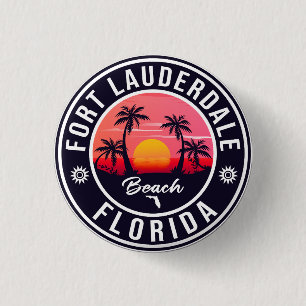 Fort Lauderdale Beach Florida Vintage 60er Button