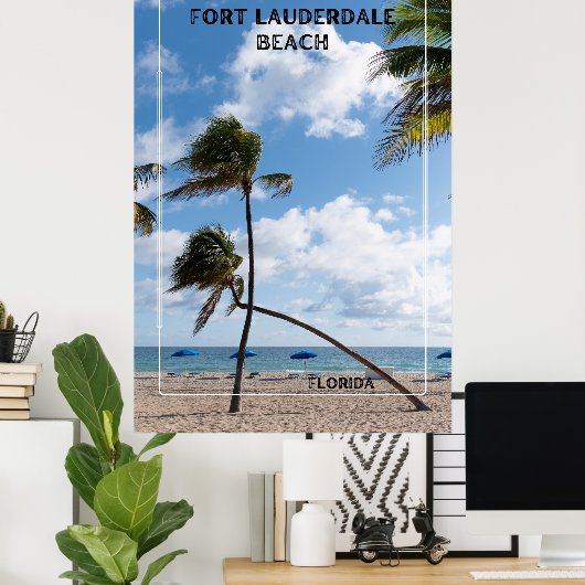 Fort Lauderdale Beach Poster (Heimbüro)