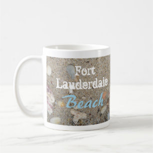 Fort Lauderdale Beach Sand, Muscheln, Coral Kaffeetasse