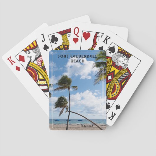 Fort Lauderdale Beach Spielkarten (Rückseite)