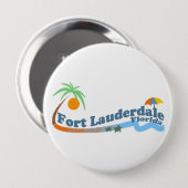 Fort Lauderdale. Button (Vorne & Hinten)