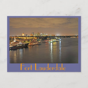 Fort Lauderdale, das Venedig der Amerikas Postkarte