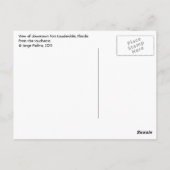 Fort Lauderdale, das Venedig der Amerikas Postkarte (Rückseite)