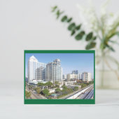Fort Lauderdale, Die Stadt Bright Tomorrows Postkarte (Stehend Vorderseite)