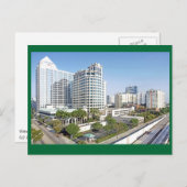Fort Lauderdale, Die Stadt Bright Tomorrows Postkarte (Vorne/Hinten)