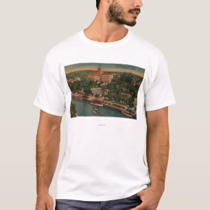 Fort Lauderdale, FL - Ansicht von neuem Fluss u. T-Shirt