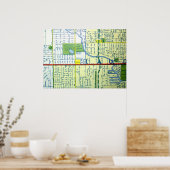 Fort Lauderdale, FL Vintag Map Poster (Küche)