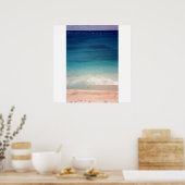 Fort Lauderdale Florida Aerial Ocean Beach Foto Poster (Küche)