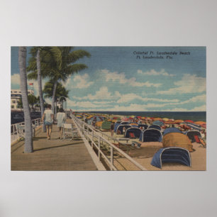 Fort Lauderdale, Florida - Ansicht von ft. L. Poster