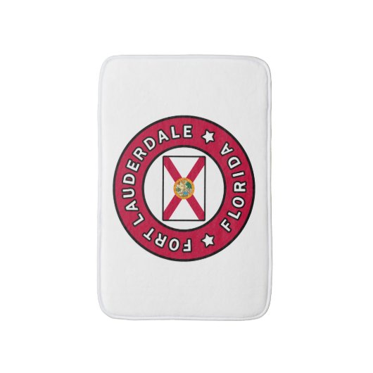 Fort Lauderdale Florida Badematte (Vorderseite Vertikal)